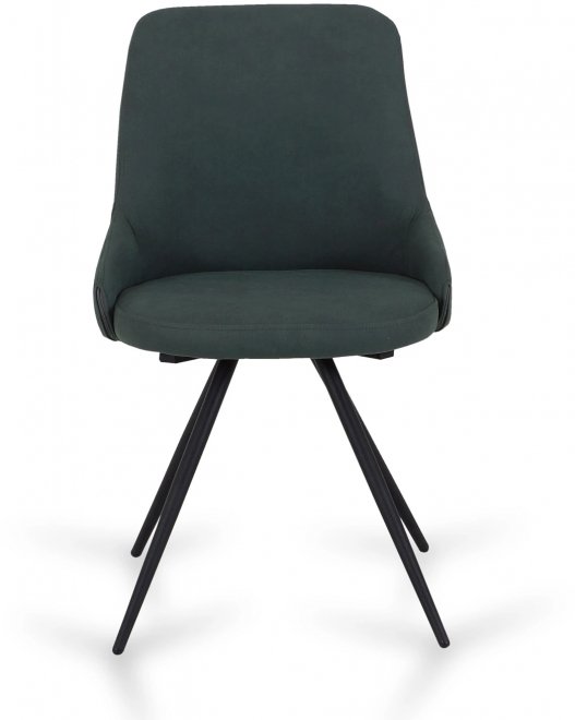 Стул на металлокаркасе Armin зеленый / черный