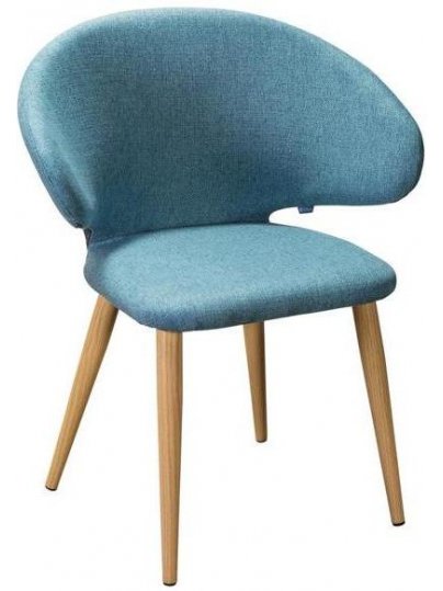 Кресло Askold Сканди блю / натуральное