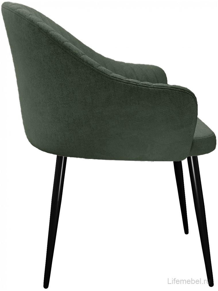 Кресло DikLine 440 зеленый / черный