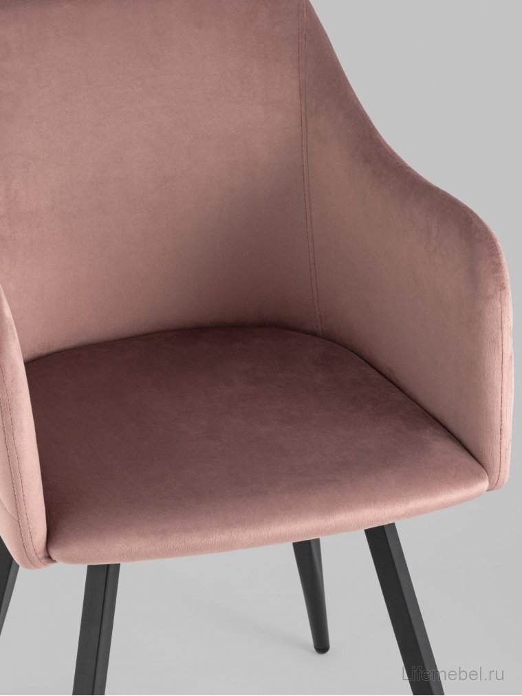 Кресло Эльмовит крутящееся пыльно-розовое