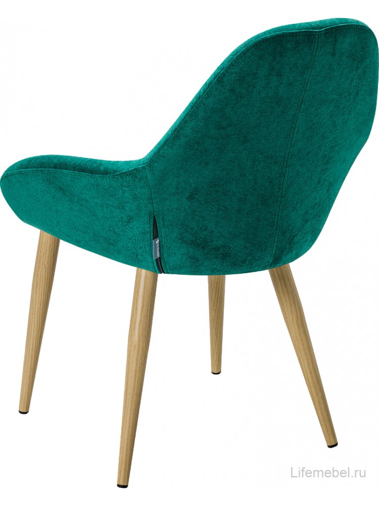 Кресло Kent изумрудный / натуральный дуб