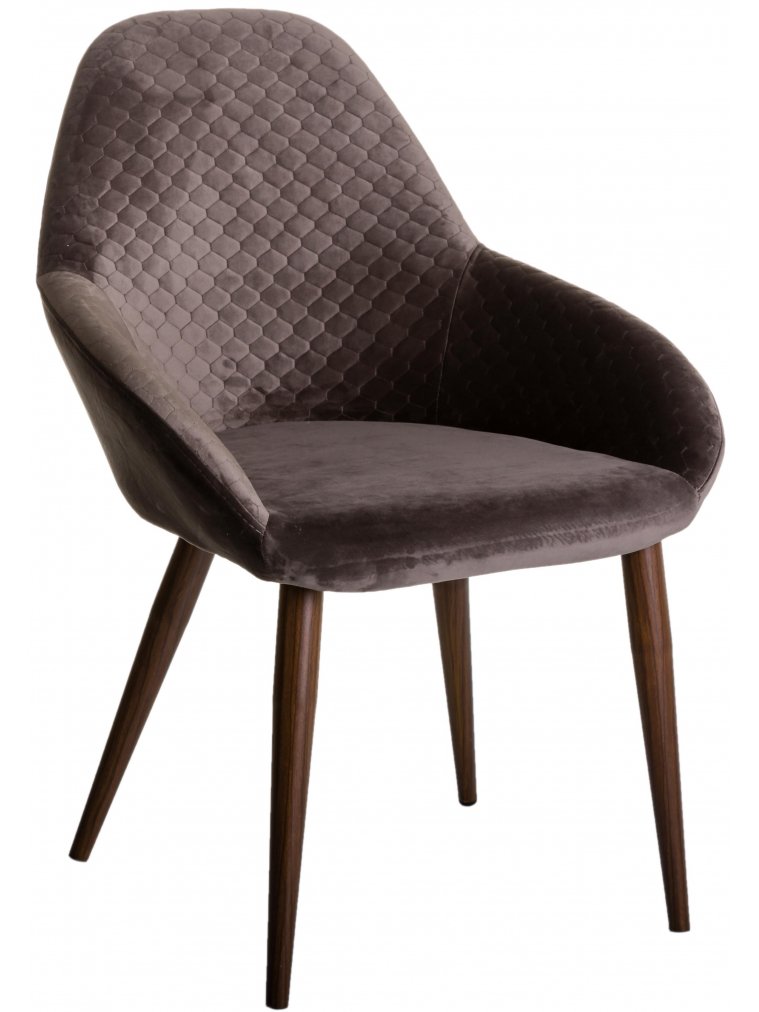 Кресло Kent карб / тёмный орех