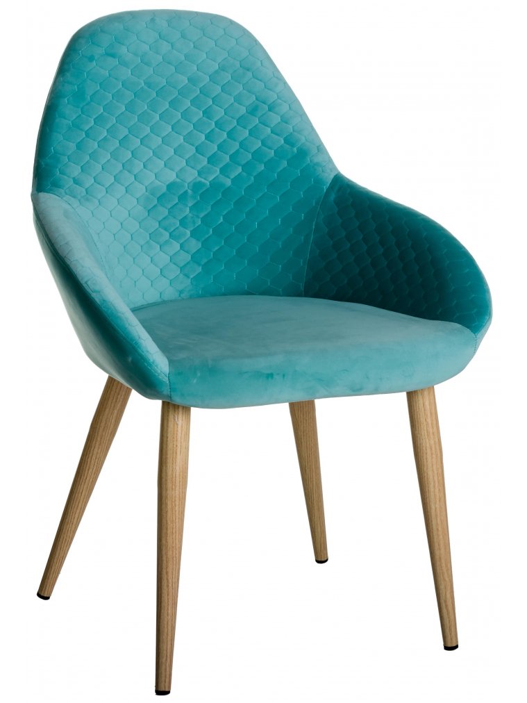 Кресло Kent минт / натуральный дуб