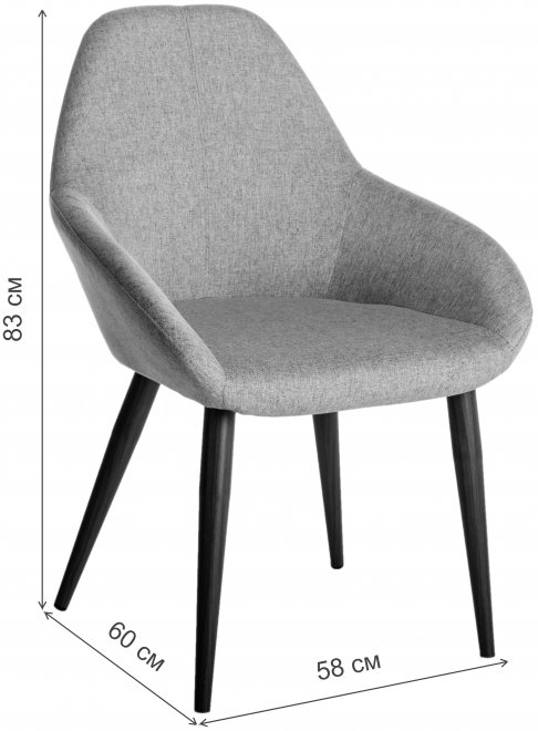 Кресло Kent минт / натуральный дуб