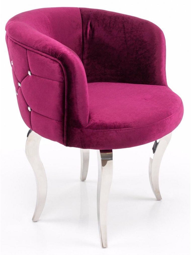 Кресло Kvinn розовое