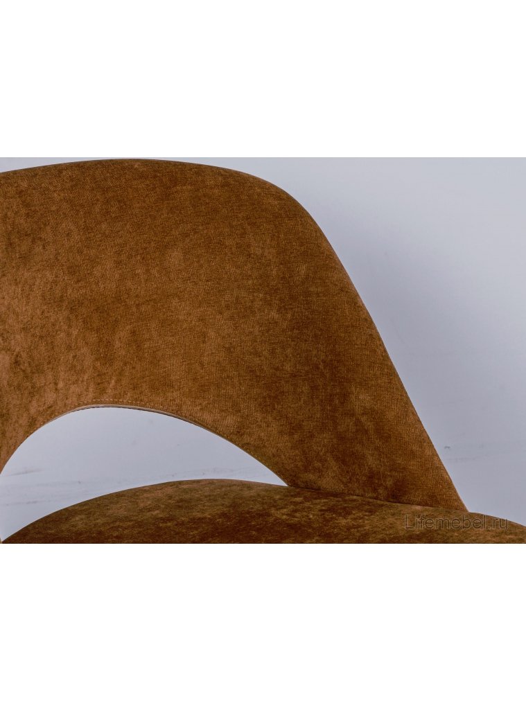 Кресло Lars коричневое / чёрное