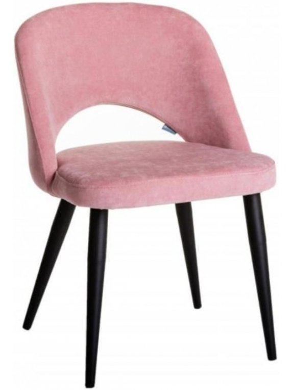 Кресло Lars розовое / чёрное
