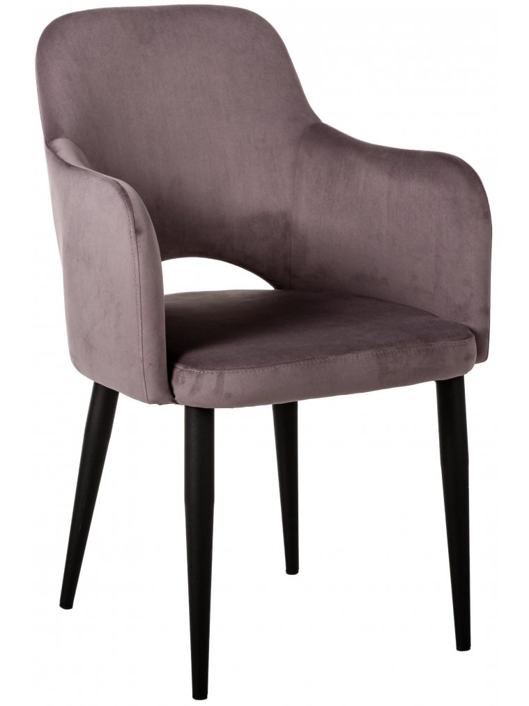 Кресло Ledger Эко коричневое / чёрное