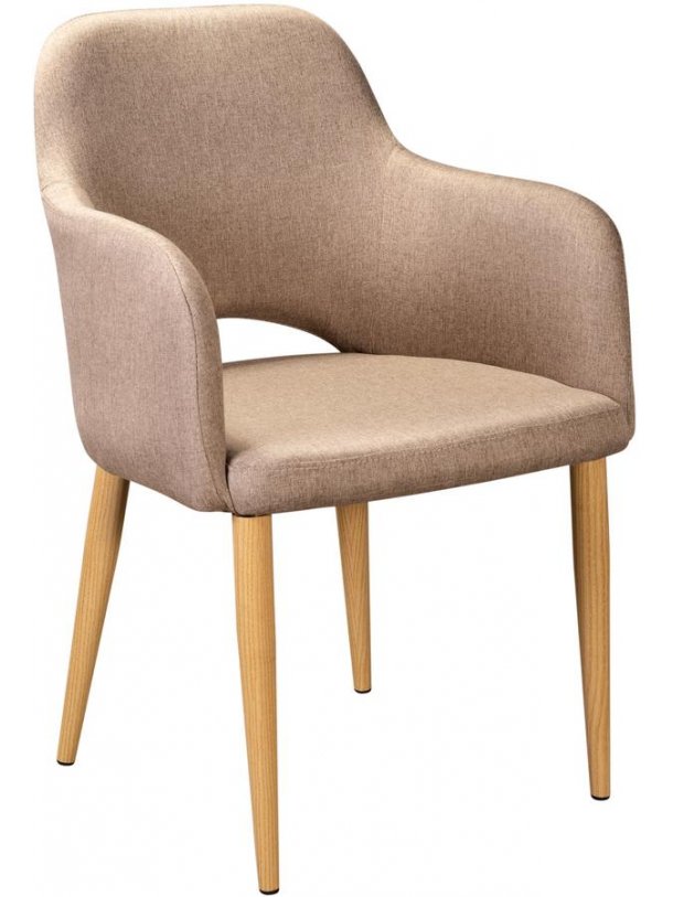 Кресло Ledger сканди браун / натур