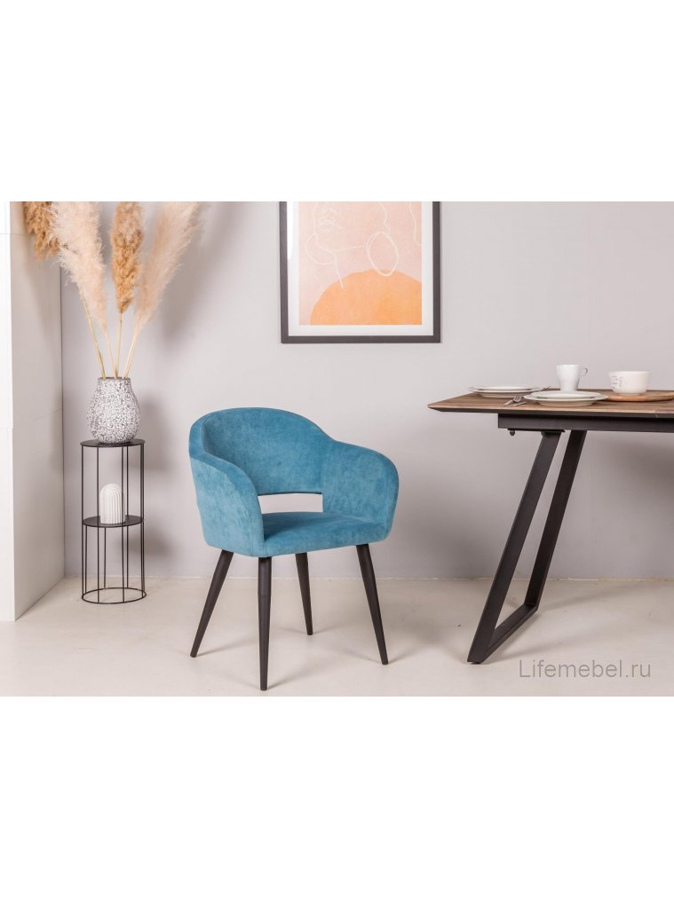 Кресло Oscar блю / чёрное