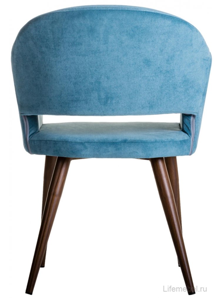 Кресло Oscar блю / тёмный орех