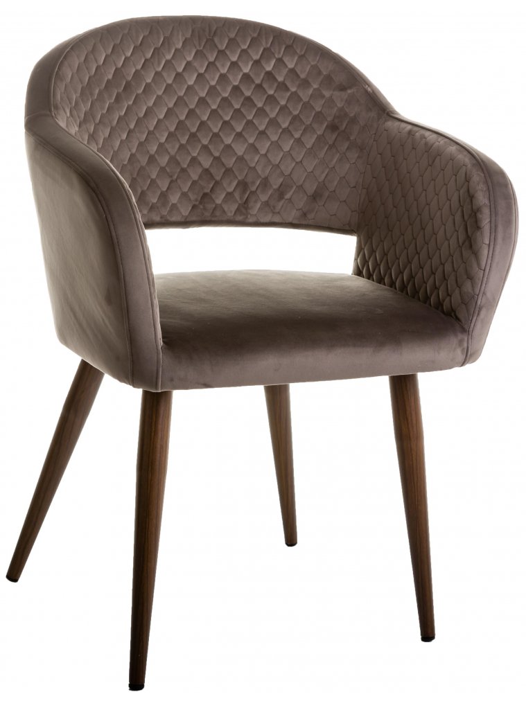 Кресло Oscar карб / тёмный орех