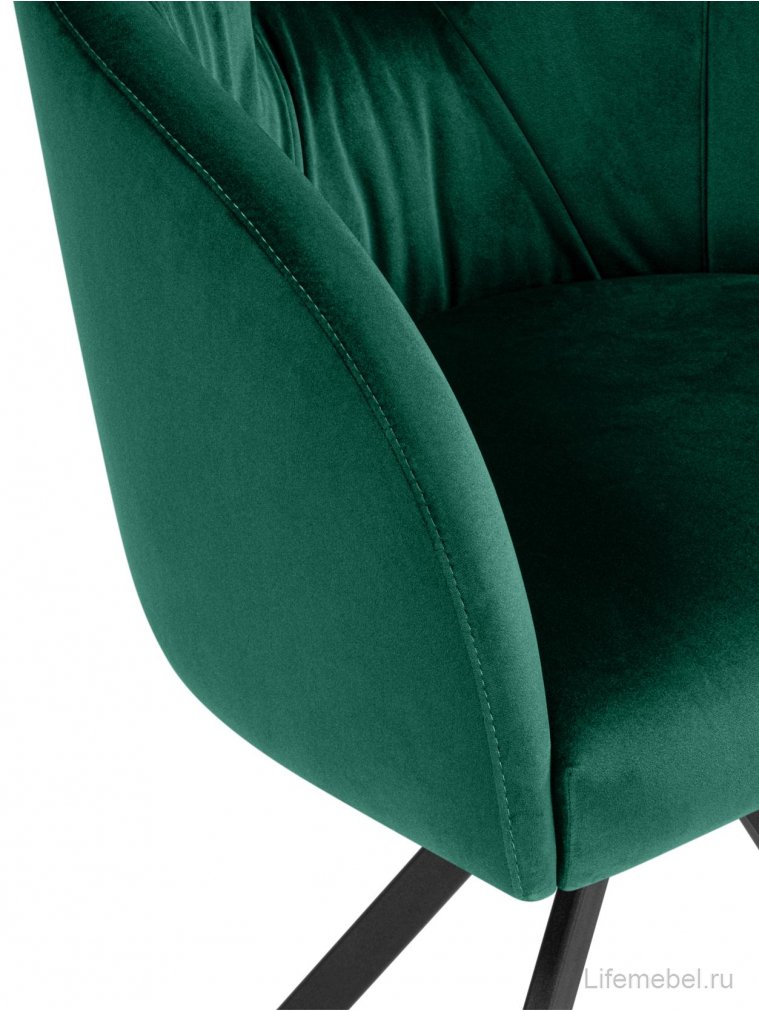 Кресло Rosie Soft 02 вращающееся green / black