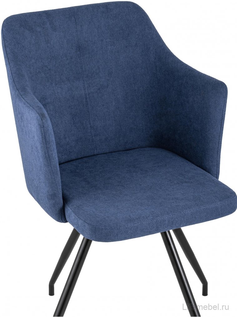 Кресло Санда шенилл синий
