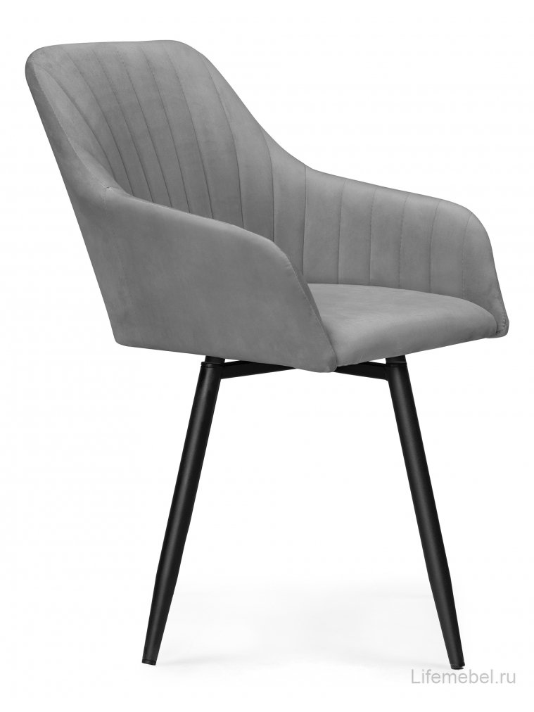 Кресло Слэм крутящееся темно-серое / черное