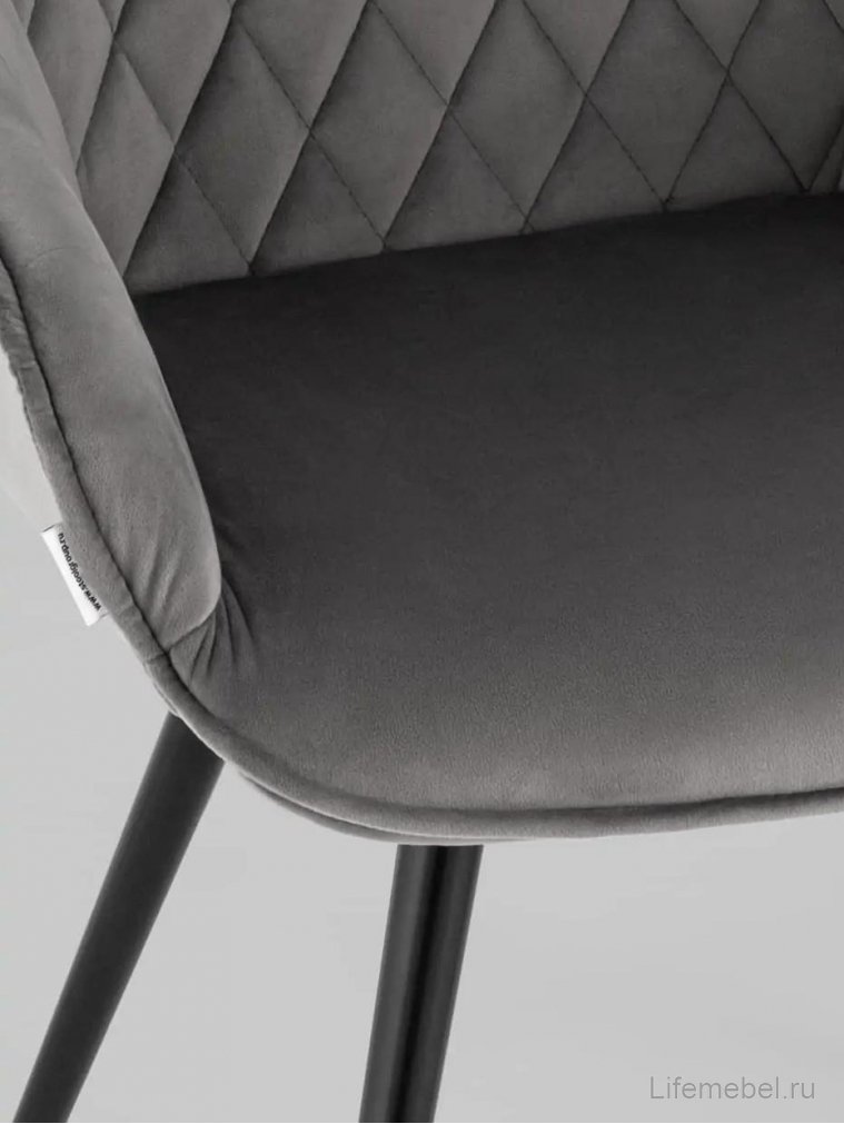 Кресло поворотное Слим темно-серое