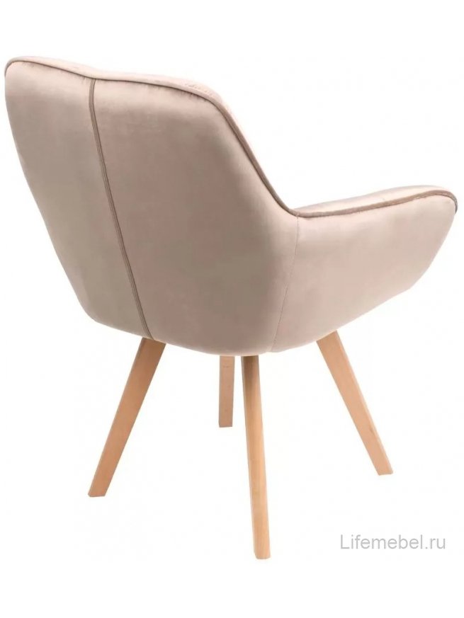 Кресло Soft велюр бежевый