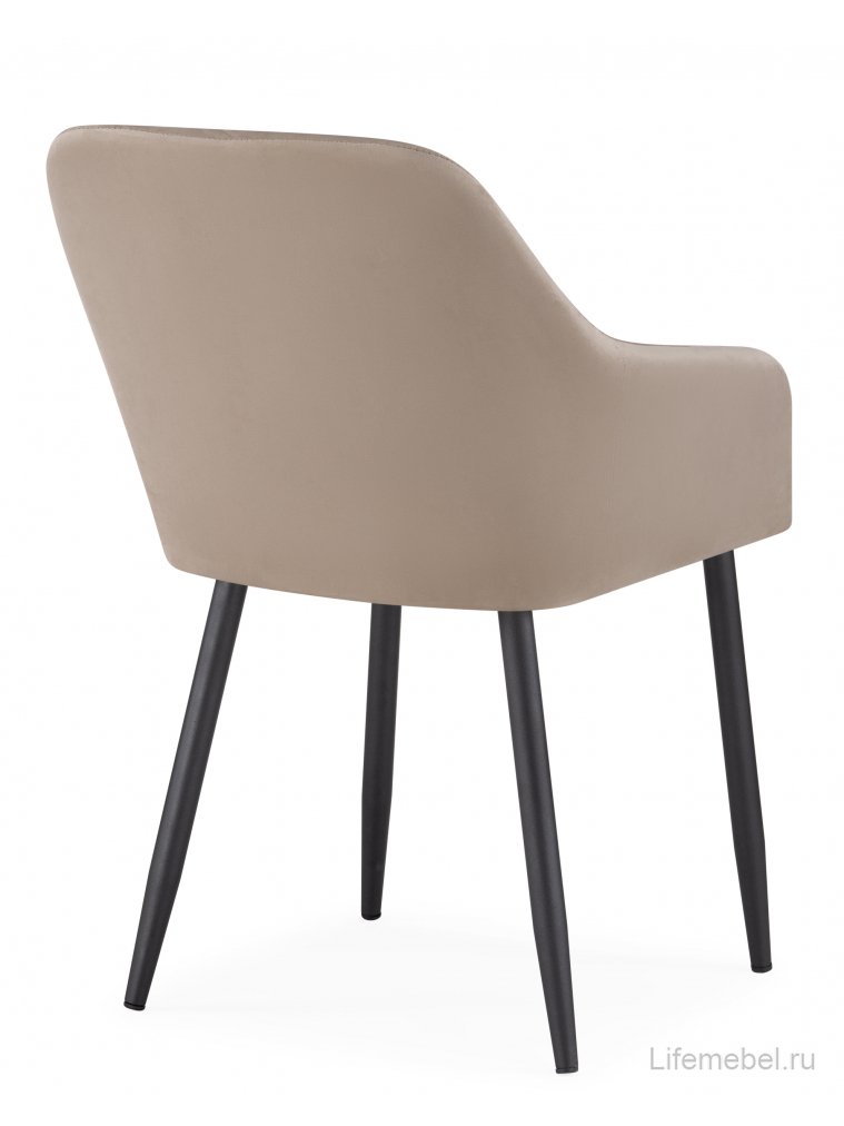 Кресло Стив черный / бежевый