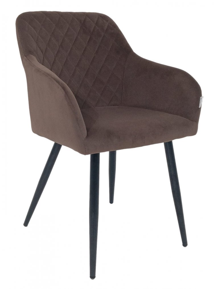 Кресло Brandy велюр 505-11 кофе / черный