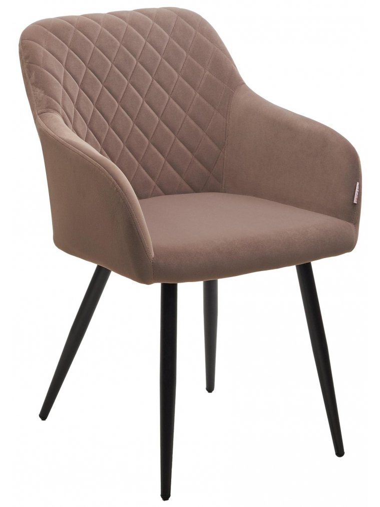 Кресло Brandy велюр 505-5 тауп / черный