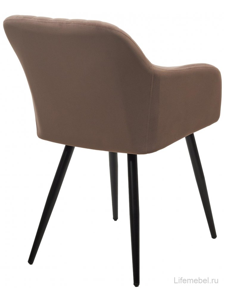 Кресло Brandy велюр 505-5 тауп / черный