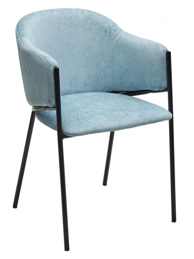 Кресло Дилл велюр rain 7 бриз / черный