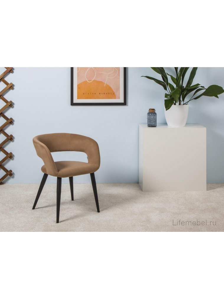 Кресло Hugs беж / черный