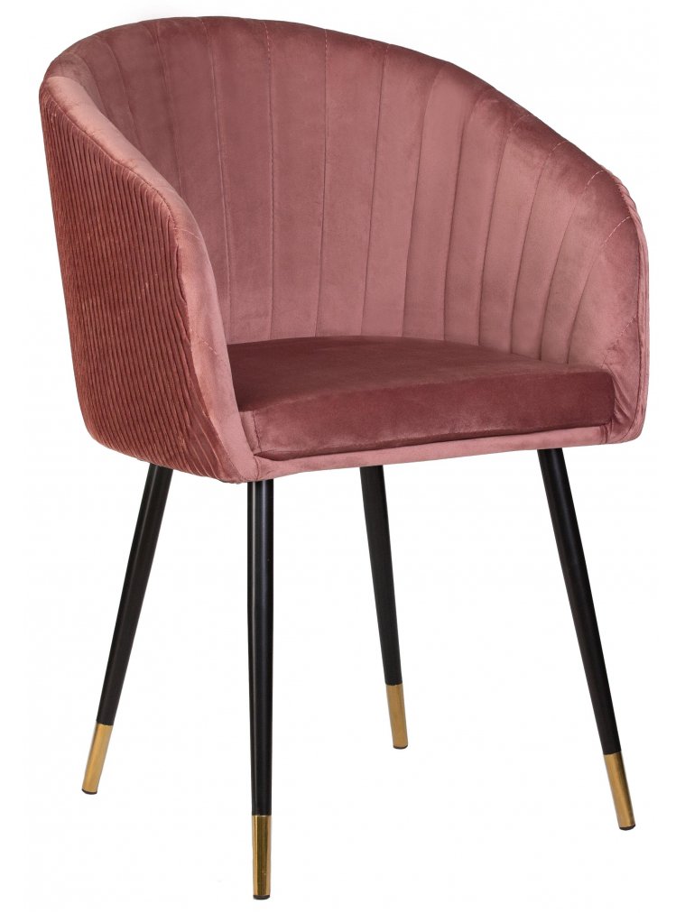 Кресло Mary бронзово-розовое