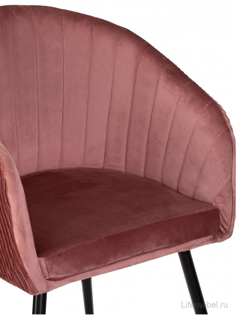 Кресло Mary бронзово-розовое