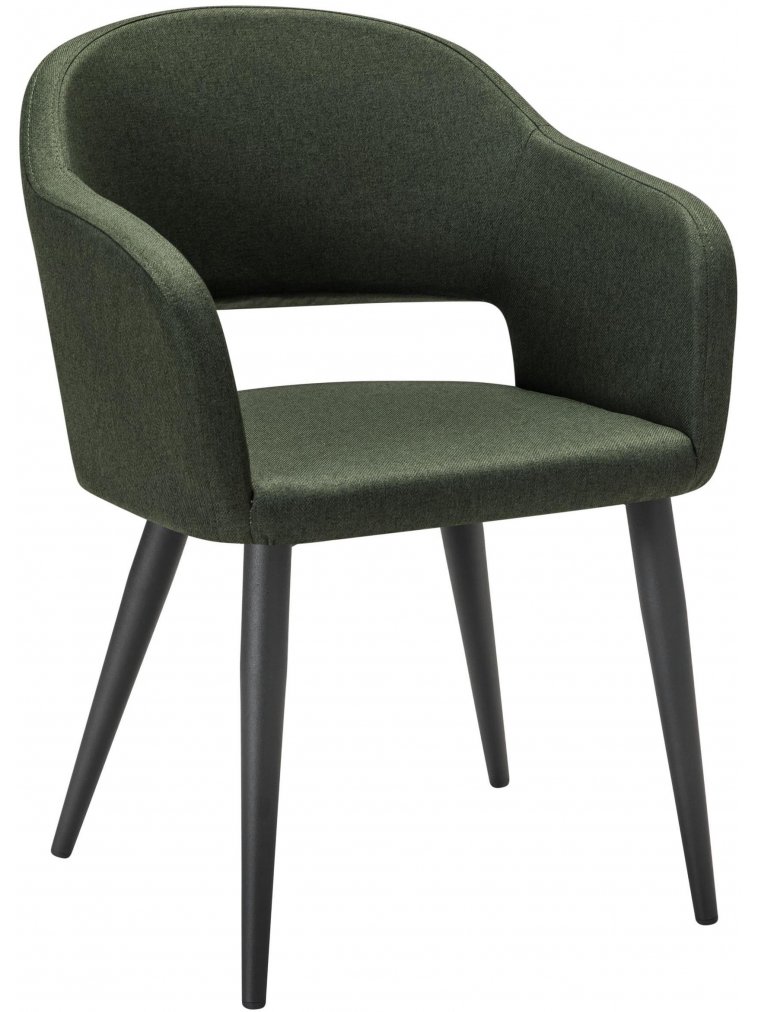 Кресло Oscar тёмно-зеленый / черный
