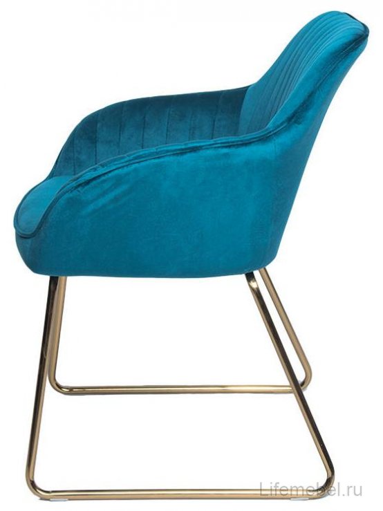 Кресло WX-6 бархат emerald 8167-64 / golden
