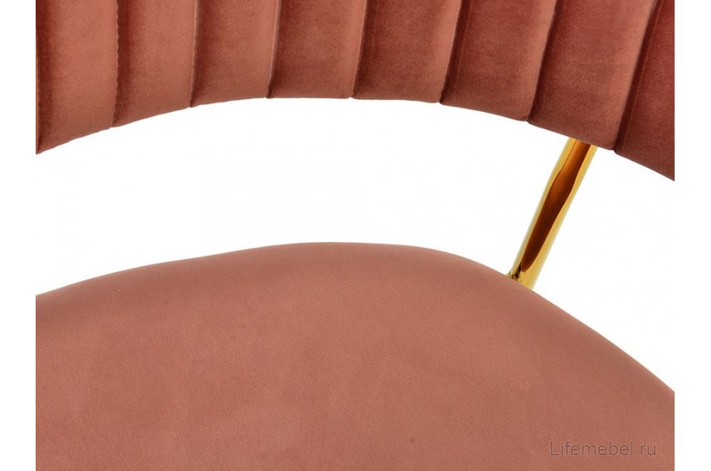 Кресло Turin пудровый / золото