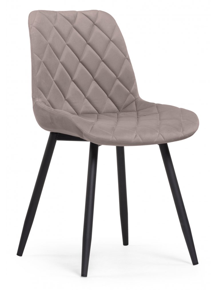 Стул на металлокаркасе Баодин Б/К латте / черный