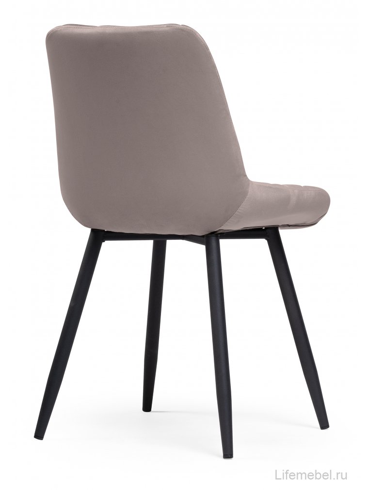 Стул на металлокаркасе Баодин Б/К латте / черный