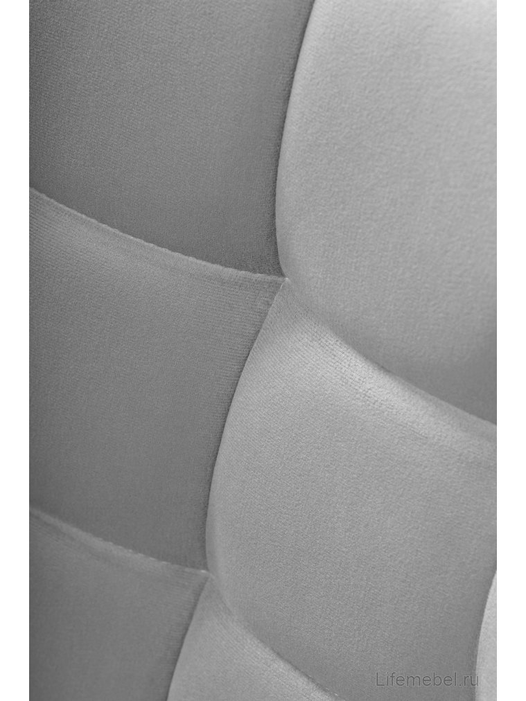 Стул на металлокаркасе Челси К крутящийся темно-серый / черный