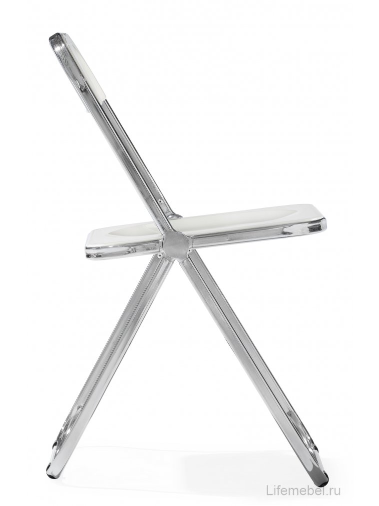 Пластиковый стул Fold складной white