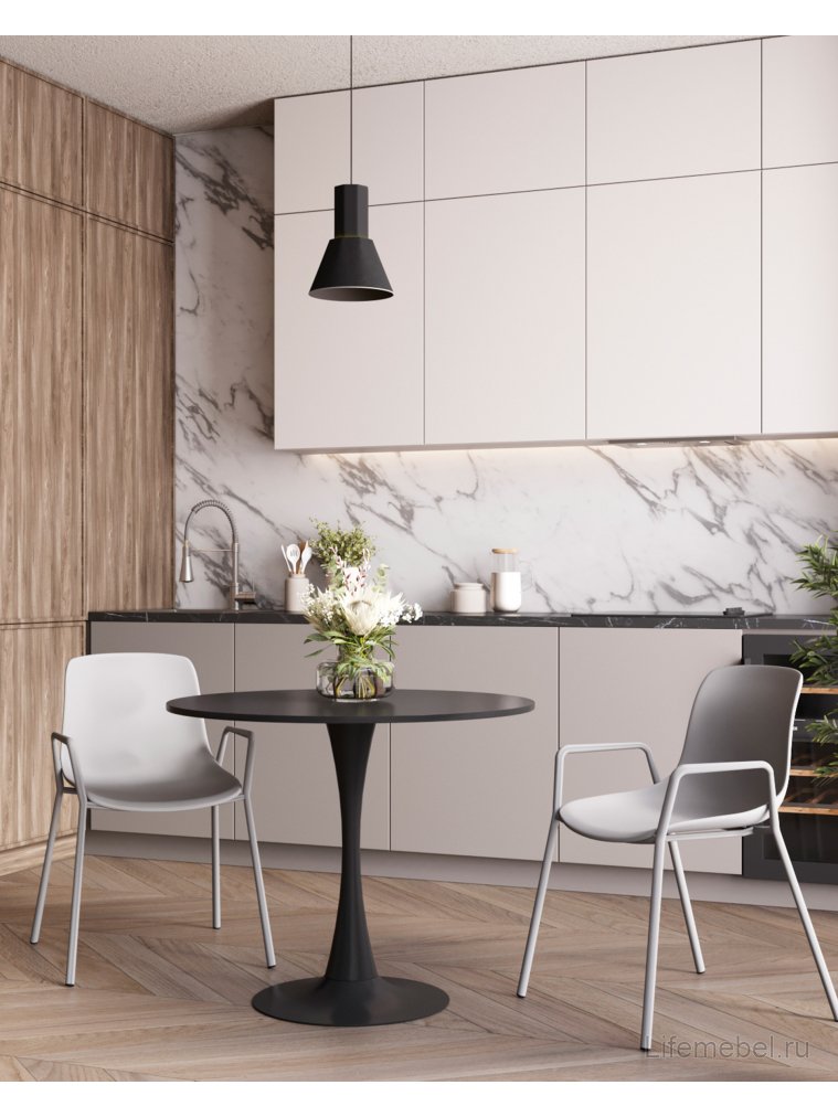 Стул на металлокаркасе Kaira серый