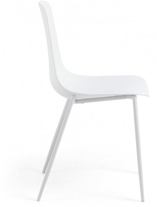 Стул на металлокаркасе Wassu белый