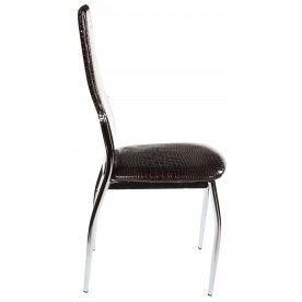 Стул 2368 dark brown crocodile