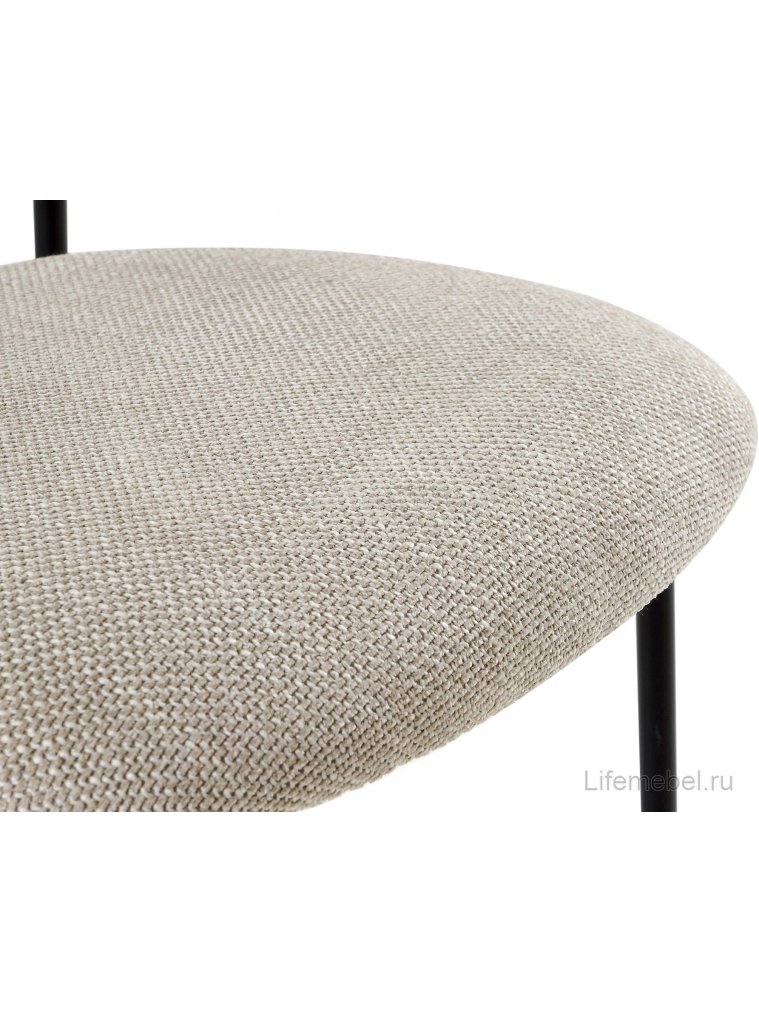 Стул на металлокаркасе Aria серый / черный