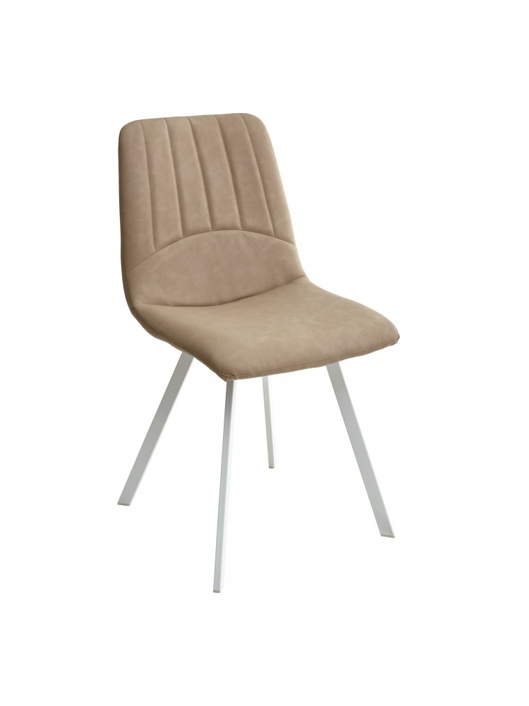 Стул Ashton RU-18 темно-бежевый винтаж / белый