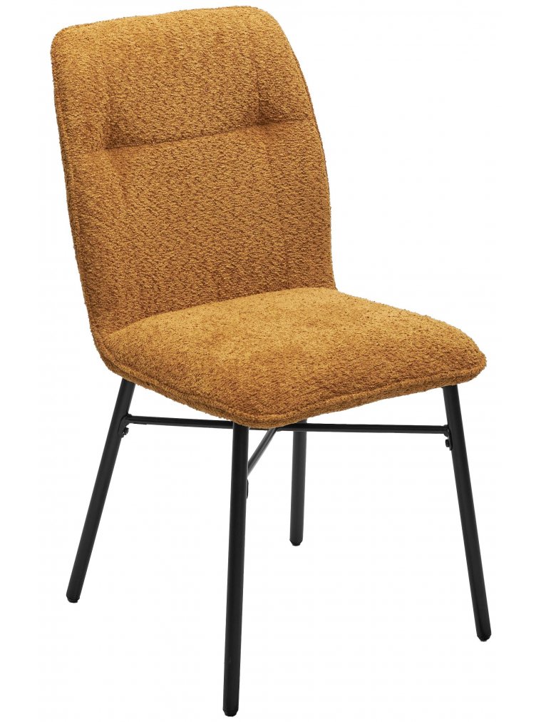 Стул на металлокаркасе Como UF998-06 букле бронза / черный