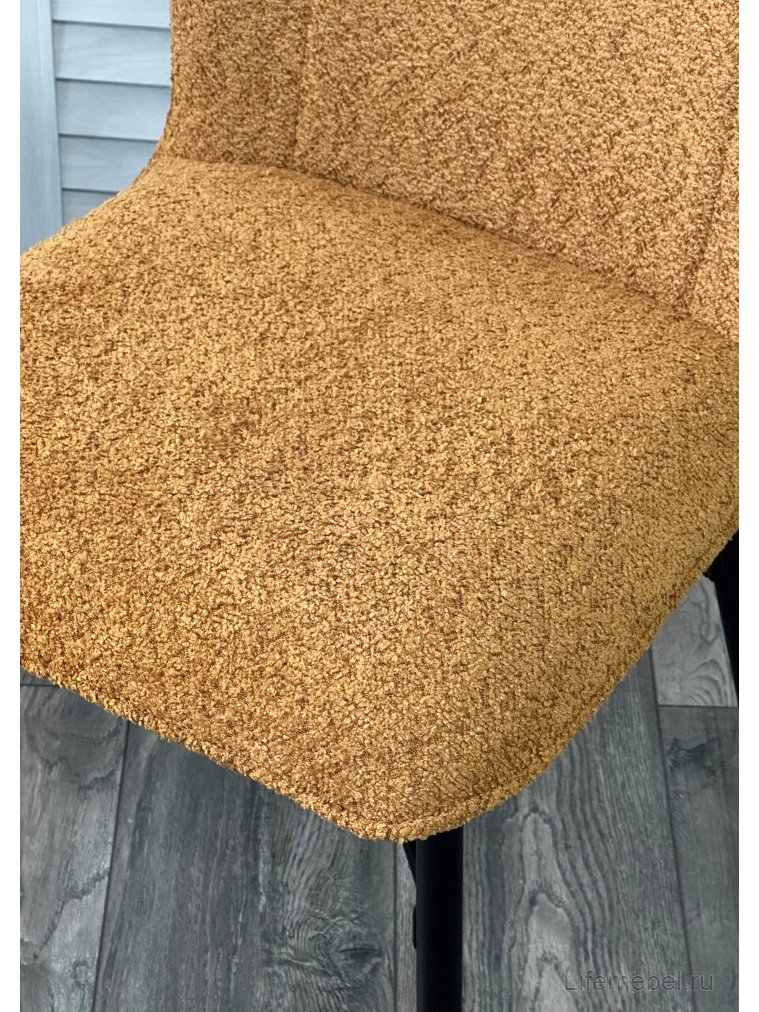 Стул на металлокаркасе Como UF998-06 букле бронза / черный