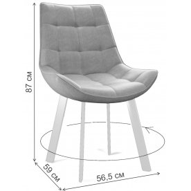 Стул на металлокаркасе DikLine 263