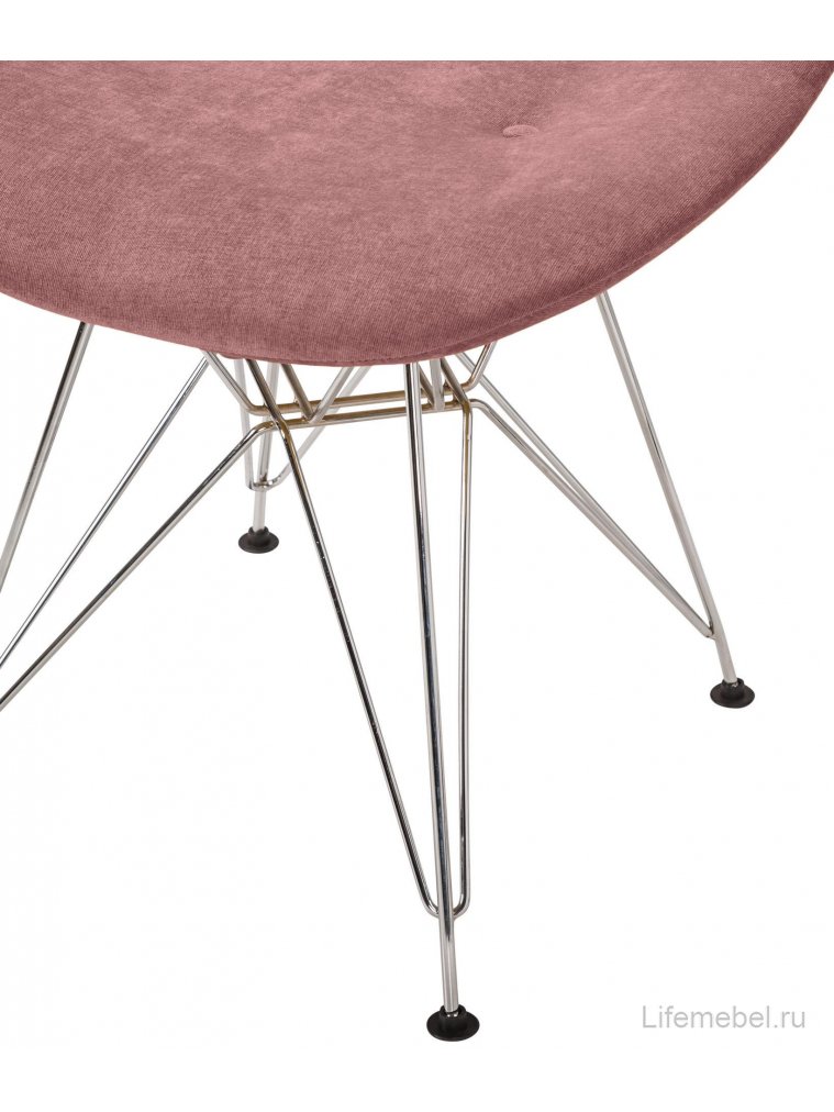 Стул на металлокаркасе Eames cacao milk / CR