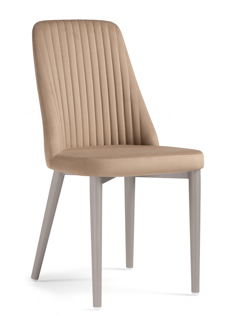 Стул на металлокаркасе Фена R латте / капучино