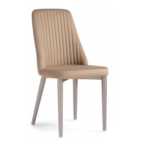 Стул Фена / Лотус R каркас капучино серый велюр (velutto 52)