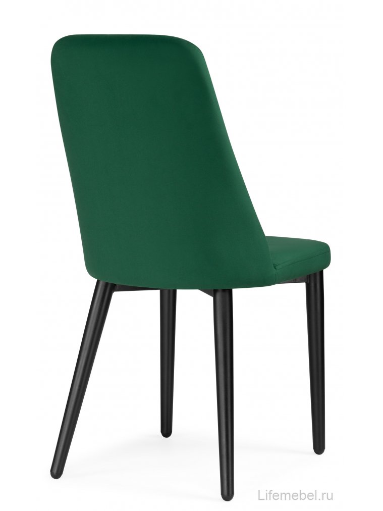 Стул на металлокаркасе Фена R зеленый / черный
