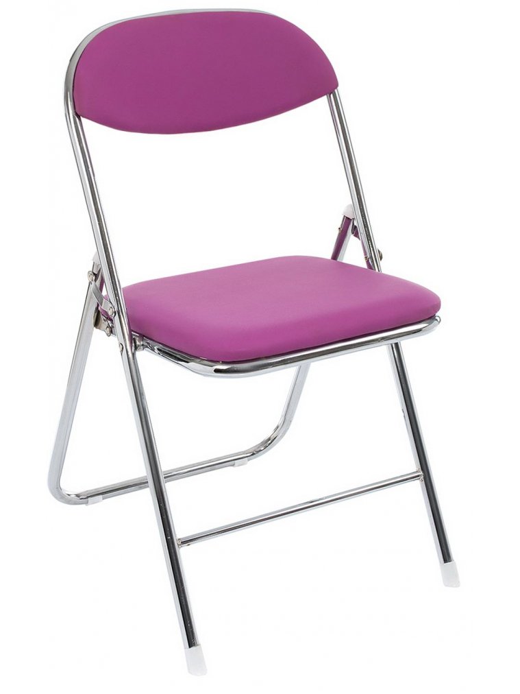 Стул Fold раскладной фиолетовый