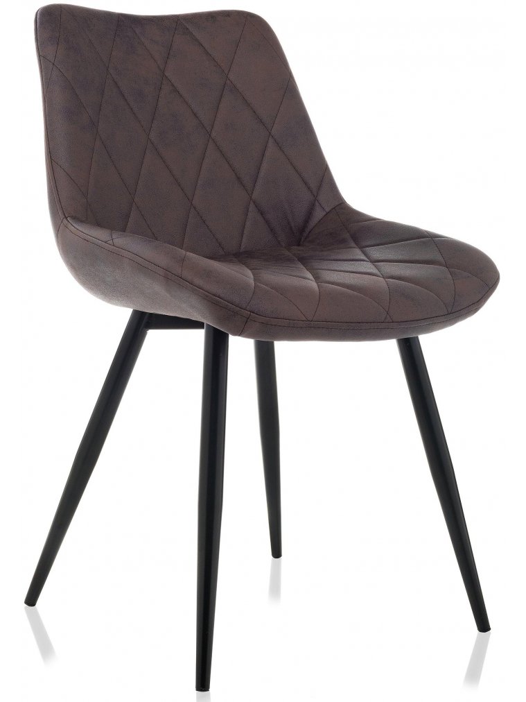 Стул Fox black / dark brown